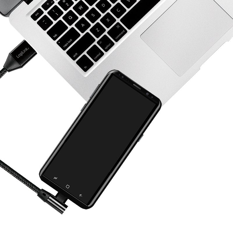 Logilink Cu0137 Cable Usb 0,3 M 2.0 Usb A Usb C Negro