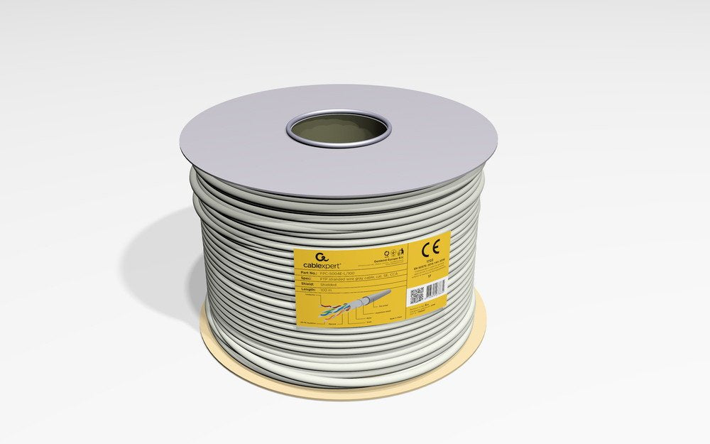 EAN 8716309078634 - Gembird CAT5e FTP 100m cable de red Gris F/UTP (FTP) imagen 3