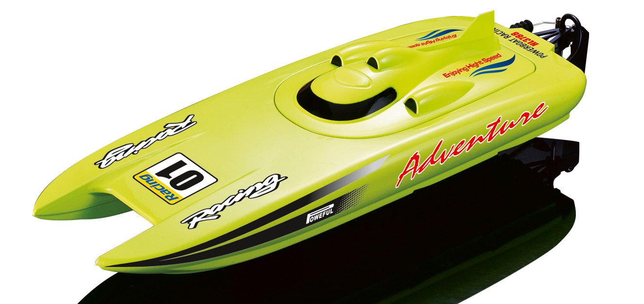 Amewi Rennkatamaran Adventure Verde 2,4 Ghz, 30km/H, 45cm