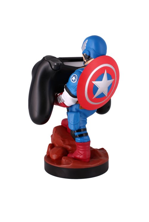 Exquisite Gaming Controller Soporte Y Figura De Carga - Cable Guy Capitán América