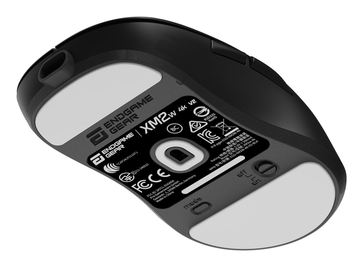 Endgame Gear Xm2w 4k V2 Gaming-Ratón, 4.000hz - Negro