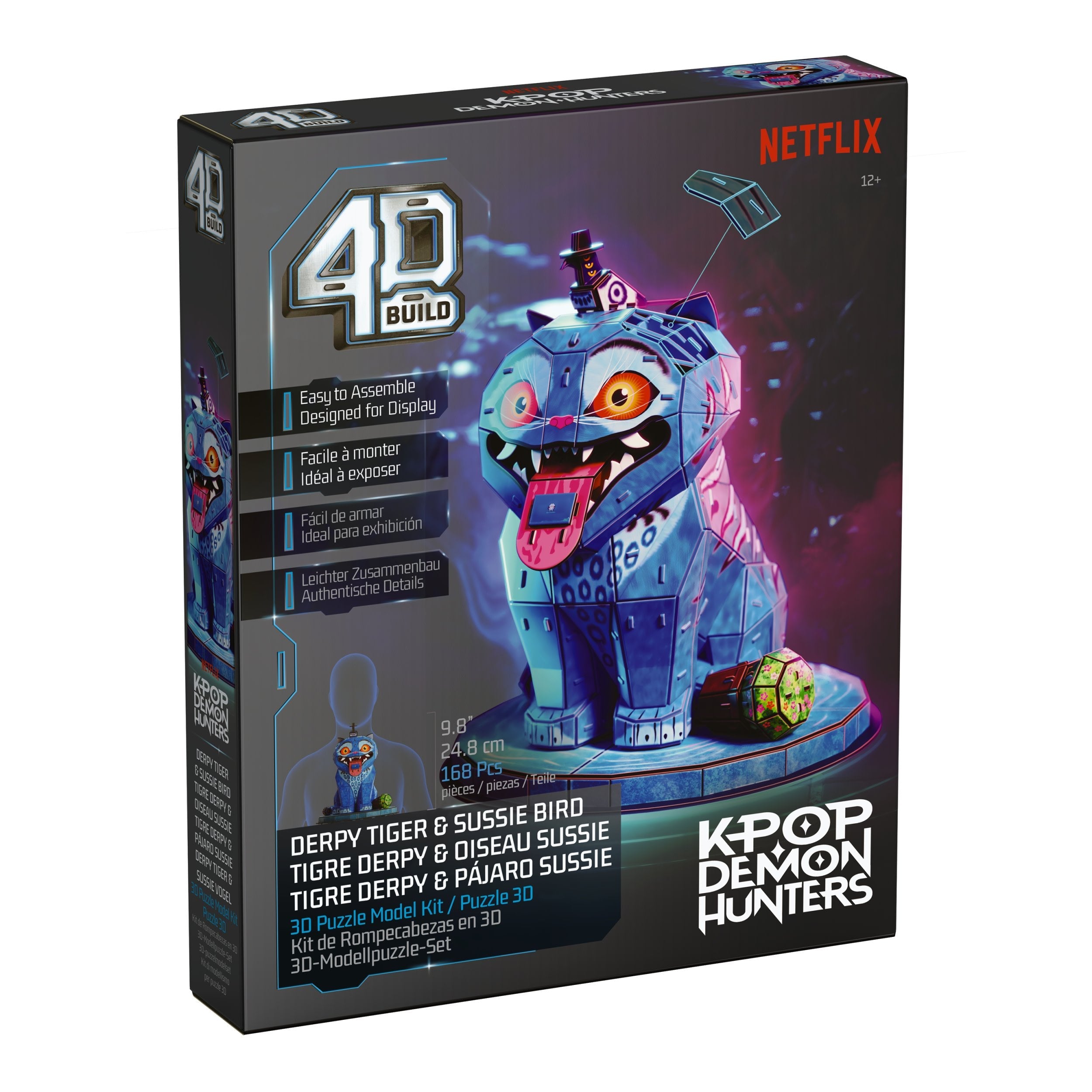 Spinmaster 4d Build - K-Pop Demon Hunters - Derpy Tiger Und Sussie Vogel  6077589