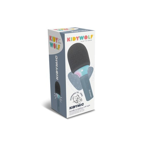 Kidywolf Mikrofon Bluetooth Mit Licht Blau