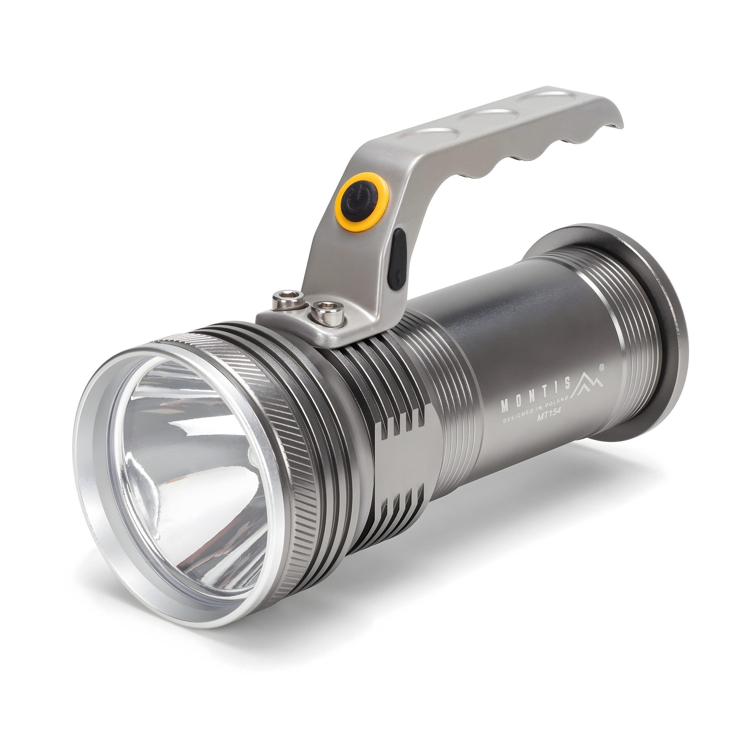 EAN 5901811409738 - Montis Aluminiowa ręczna latarka akumulatorowa LED MT154 Gris Linterna de mano imagen 1
