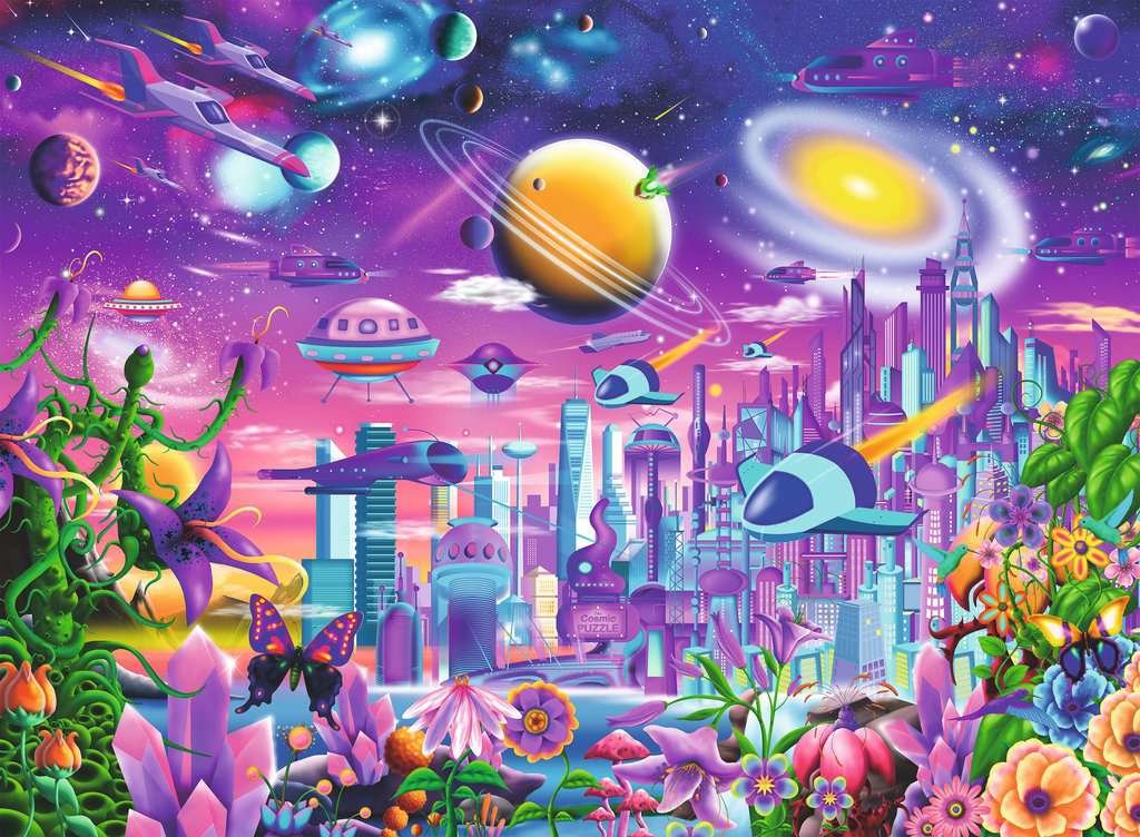 Puzzle Ciudad Cosmica Xxl 200pzs