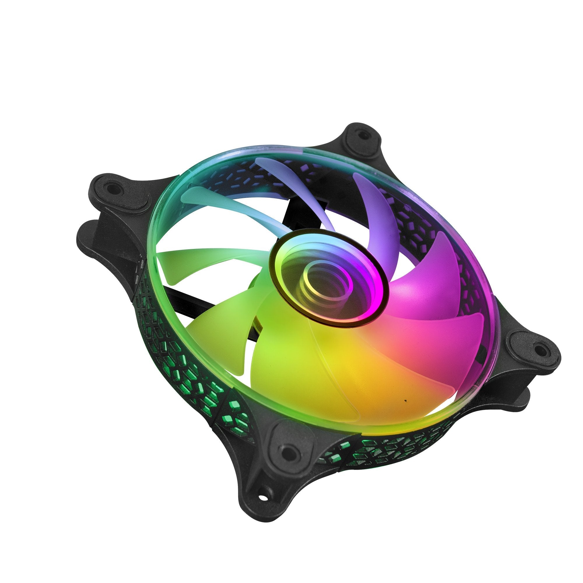 Ventilador Mars Gaming Mf-3d 12cm Argb Negro