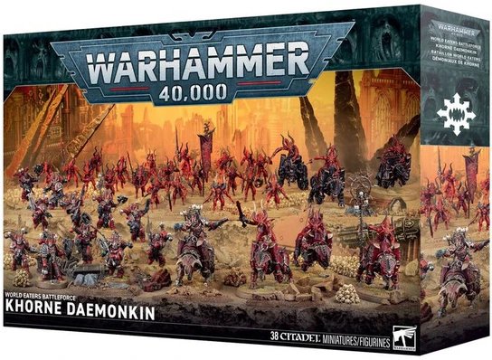 Warhammer 40k - Battleforce World Eaters : Demons De Khorne