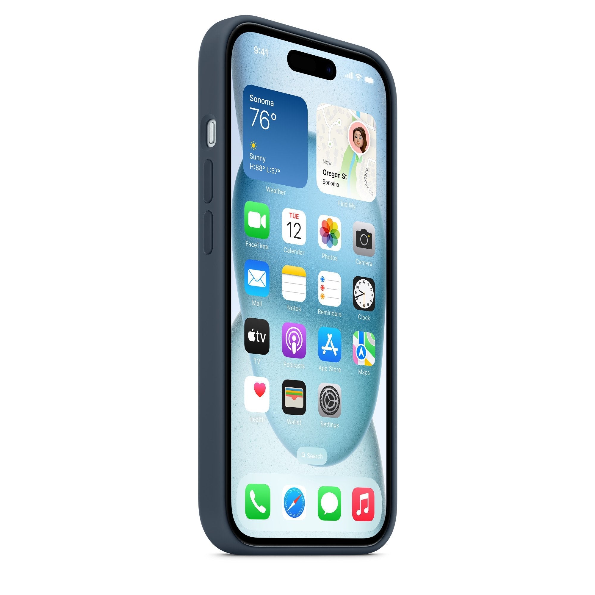 EAN 0195949690181 - Apple MXPF3ZM/A funda para teléfono móvil 15,5 cm (6.1") Marina imagen 7