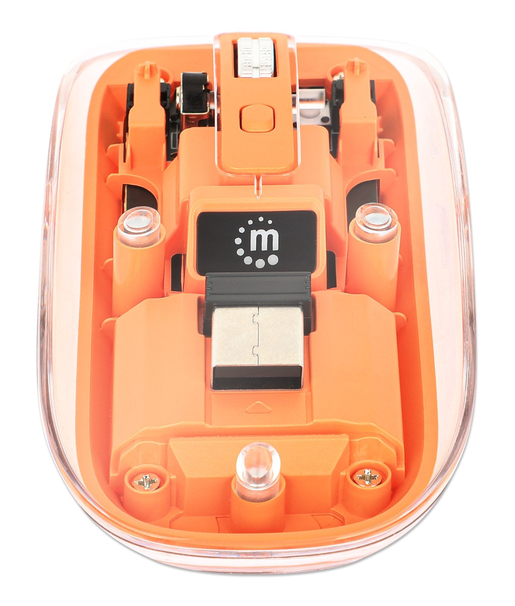 Ratón  Manhattan 190282  Universal Ambidextro Rf Inalámbrico Óptico 1600 Dpi