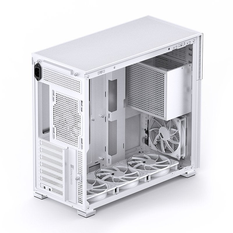 Jonsbo D41 Mesh Atx Carcasa, Tempered Glass - Blanco