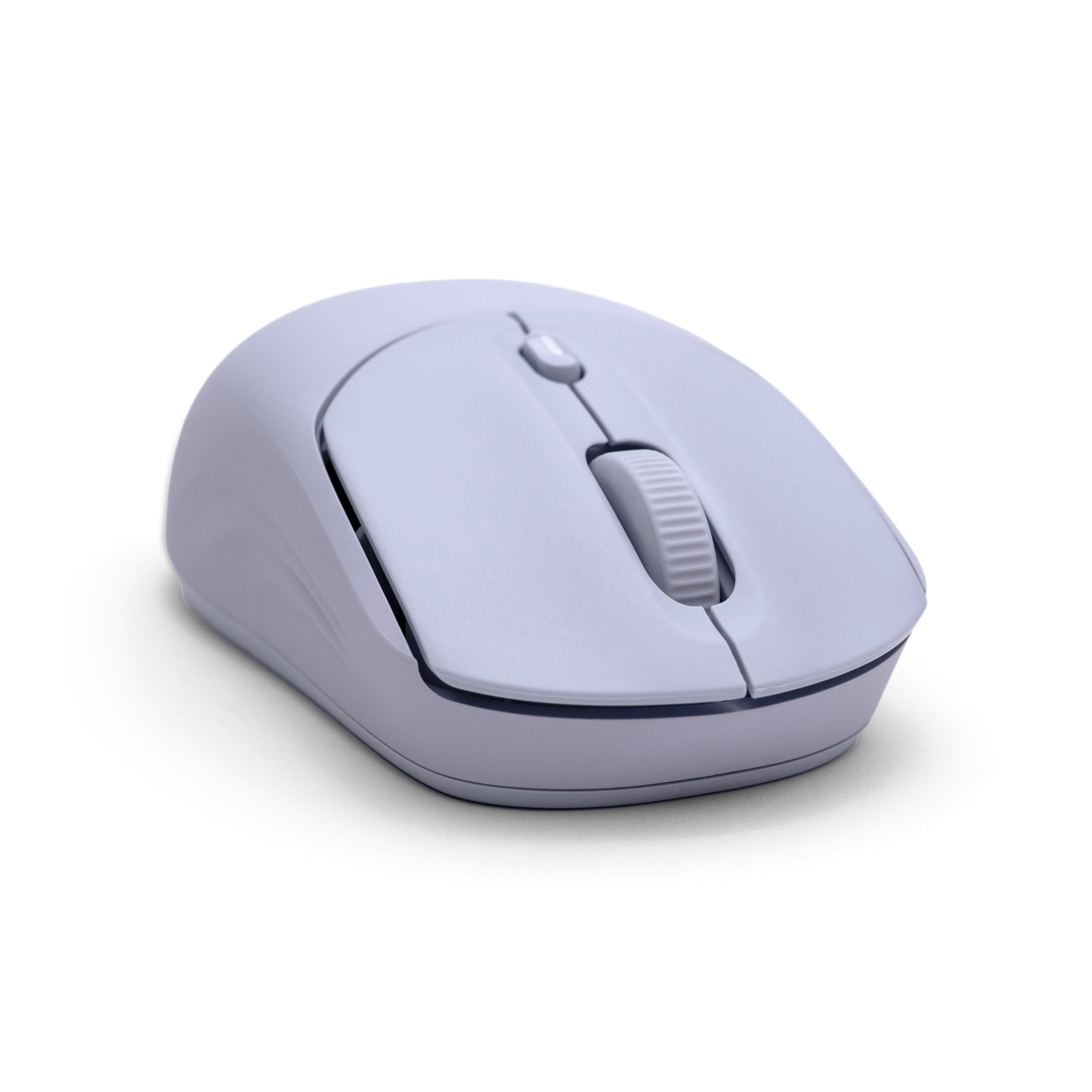 Hp 400 Rat N Inal Mbrico Dual - Bluetooth Y Usb 2.4ghz  Bater A De 24 Meses  Clics Silenciosos  Tacto Suave  Morado