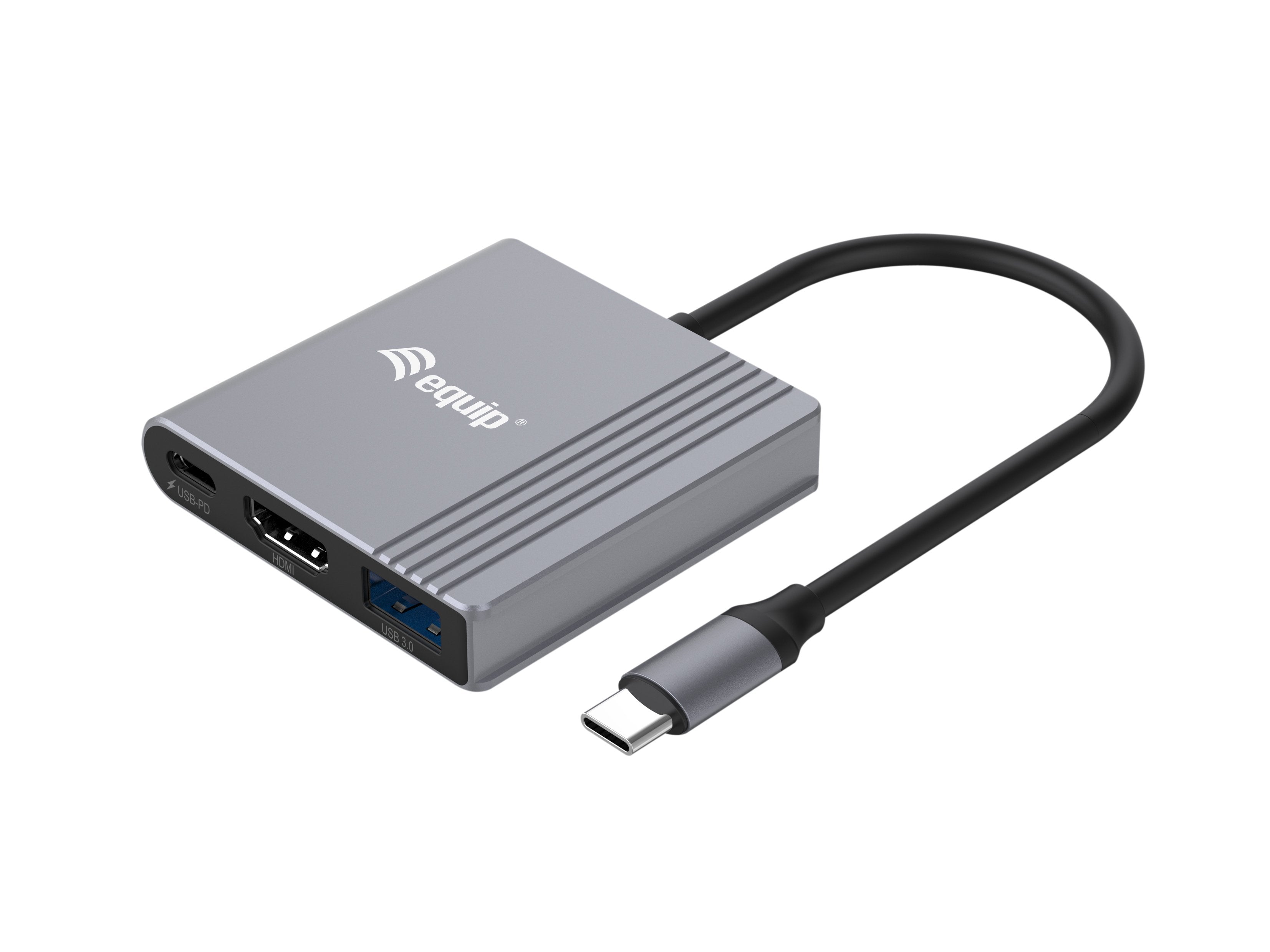 Equip Dock Usb-C->Hdmi,Usb3.0,100wpd 4k60hz 0.15m Gr