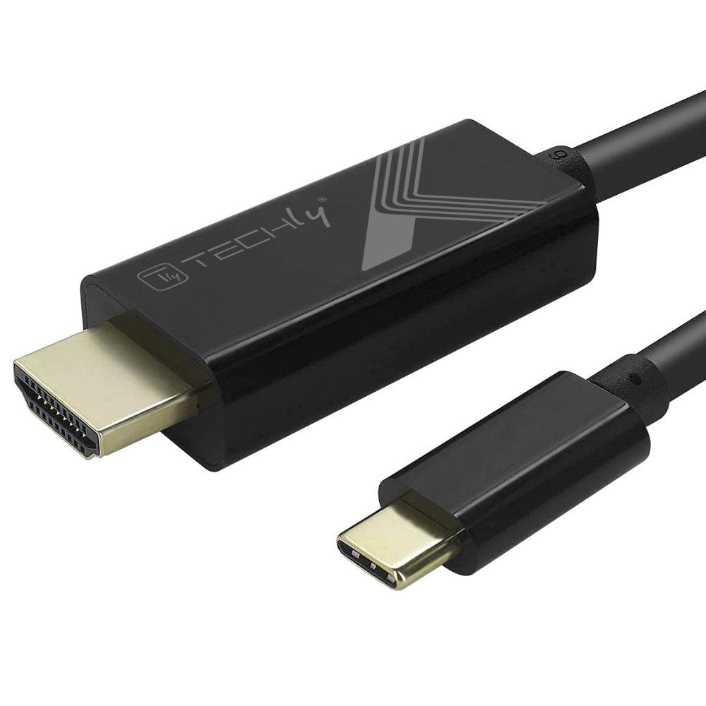 EAN 8059018361889 - Techly IADAP-USBC-HDMI5TY adaptador de cable de vídeo 5 m USB Tipo C HDMI tipo A (Estándar) Negro imagen 1