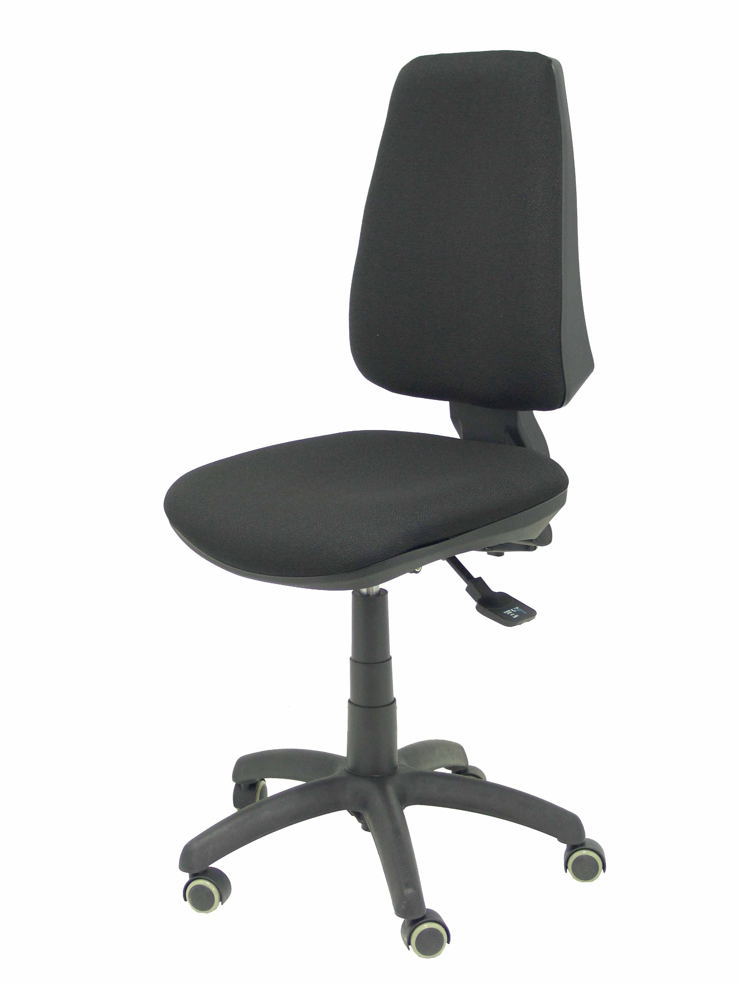 Silla Elche S Bali Negro Ruedas De Parquet