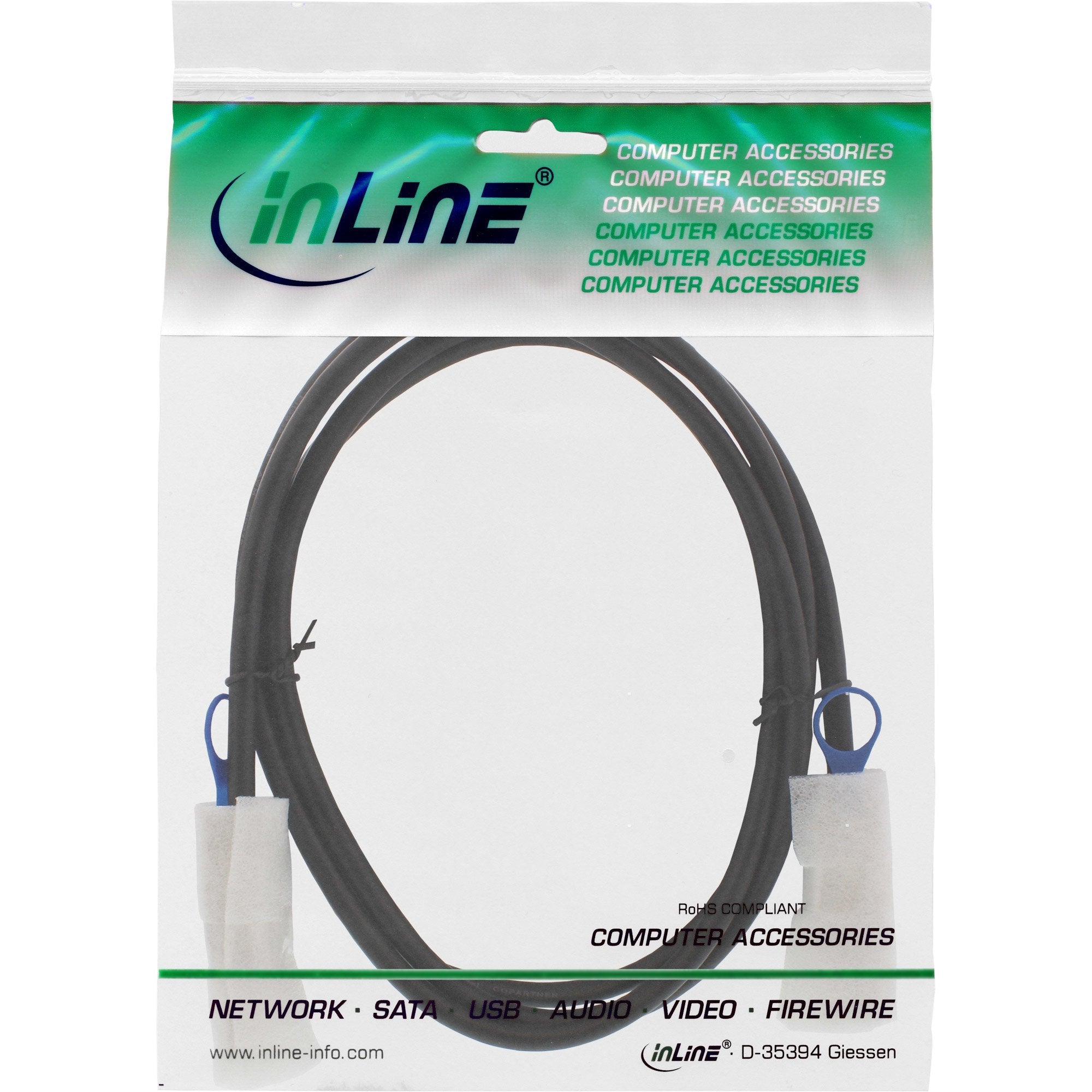 Cable Inline Sas Mini-Sas De 26 Pines Sff-8088 A Mini-Sas De 26 Pines Sff-8088 0,5 M