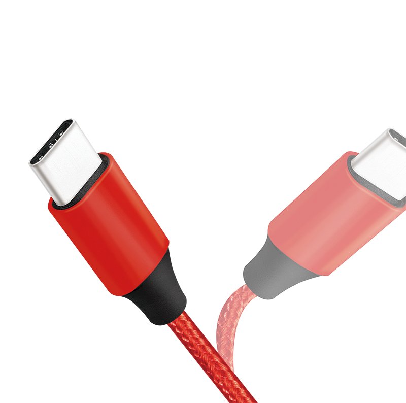 Cable  Logilink Cu0156 Usb Usb 2.0 1 M Usb C Rojo