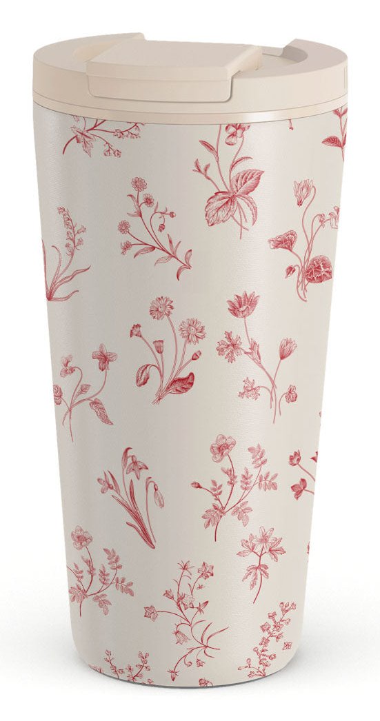EAN 4772229661008 - BURGA CB_20M5_COFFEE-CUP-500-FL-MR taza de viaje 500 ml Crema, Rosa Acero inoxidable imagen 1