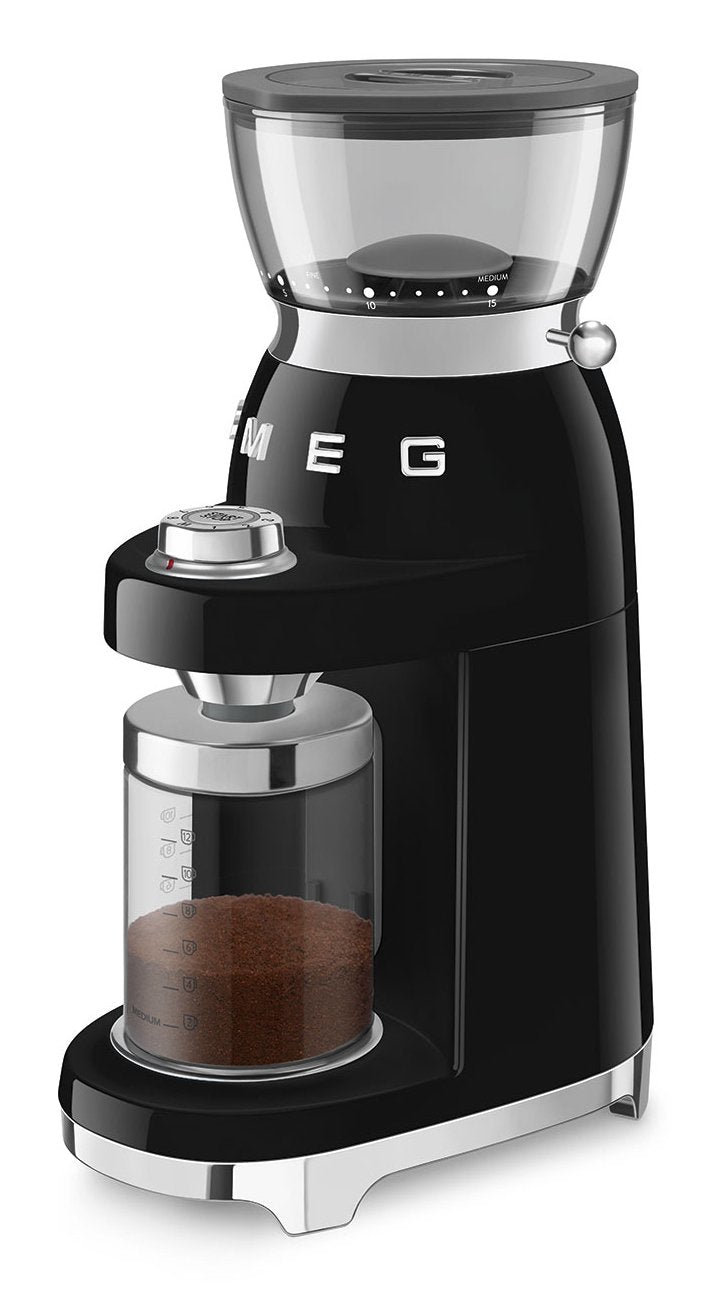 Smeg Kaffeemühle Cgf03bleu, 15 Mahlgrade, 240g Bohnenbeh., 150w, Negro
