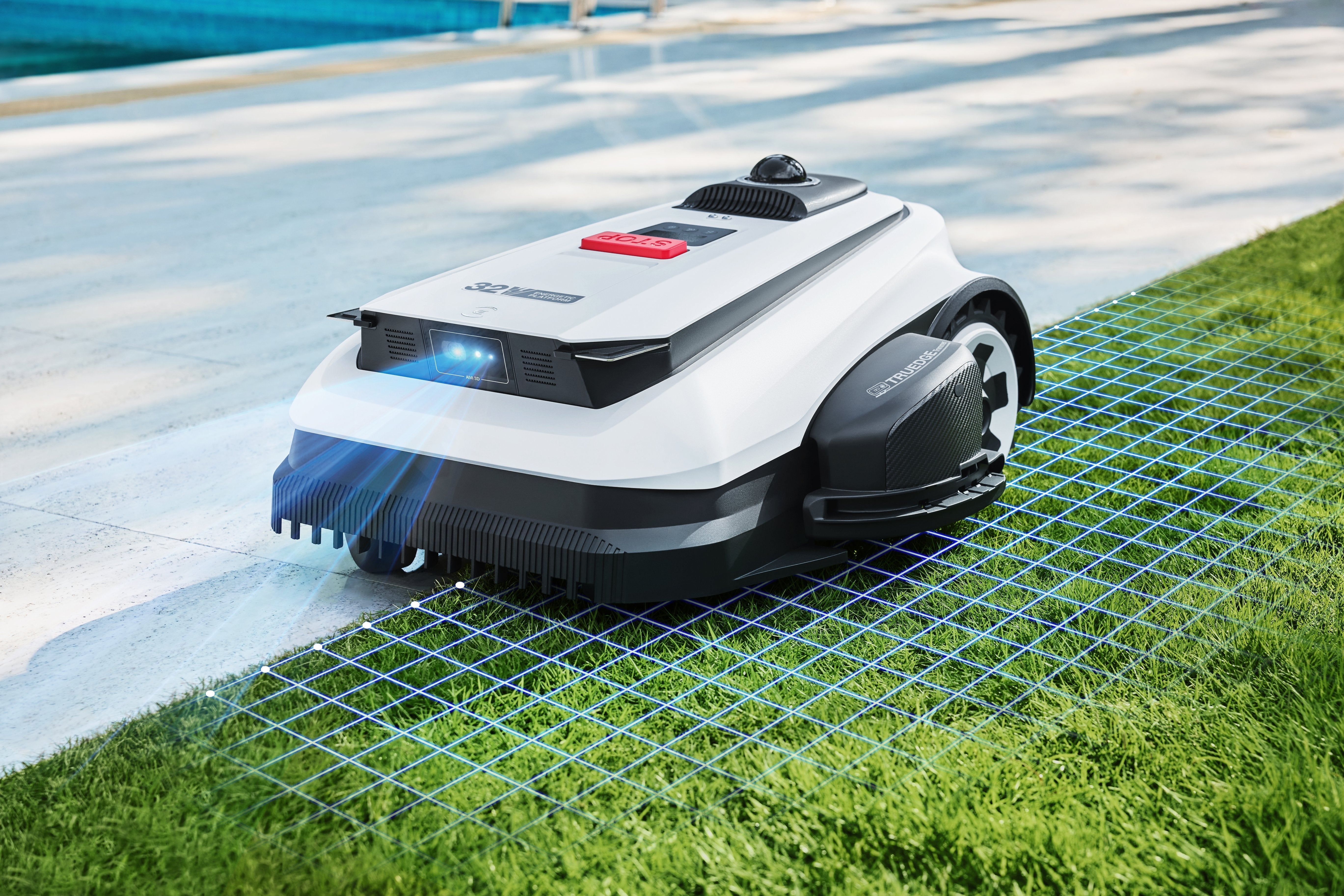 Ecovacs Goat A3000 Lidar Pro Eu Robot Cortacésped 100 W Negro, Blanco