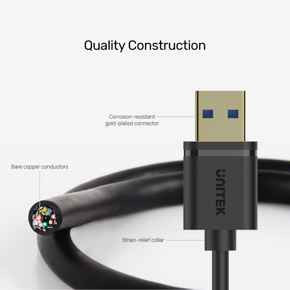 EAN 4894160026354 - UNITEK Y-C456GBK cambiador de género para cable USB Type-A Negro imagen 5