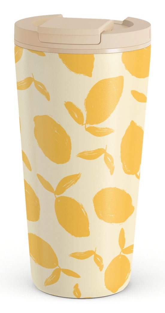 EAN 4772229489558 - BURGA CP_02M5_COFFEE-CUP-500-FL-CR taza de viaje 500 ml Amarillo Acero inoxidable imagen 1
