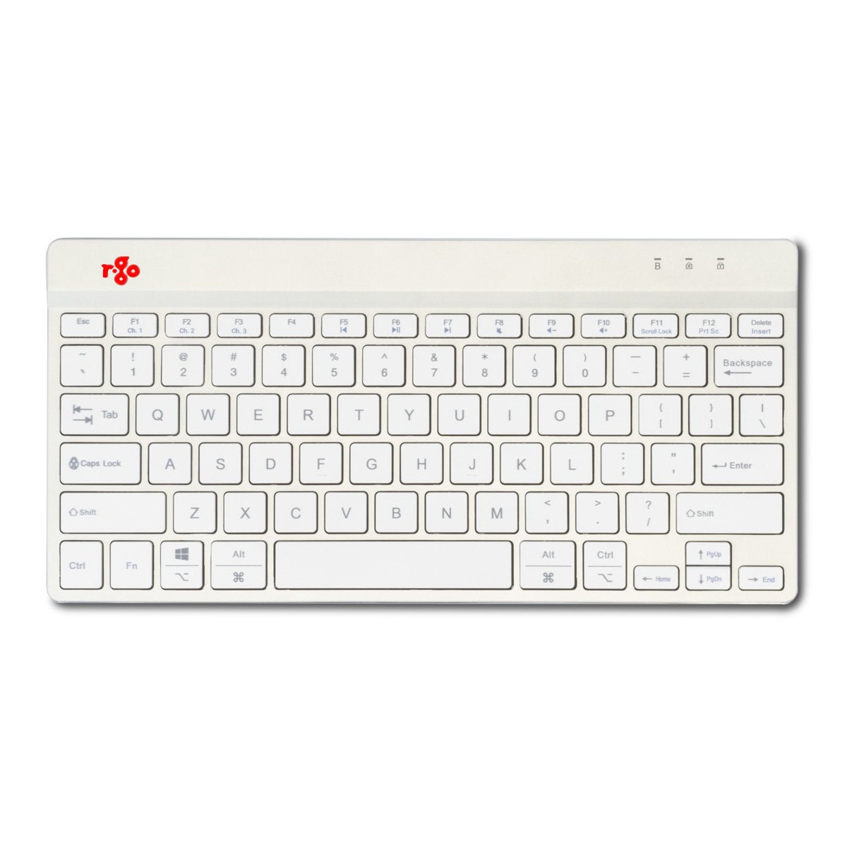 EAN 8719274491736 - R-Go Tools RGOCOUSWLWH teclado Oficina Inglés de EE. UU. imagen 6