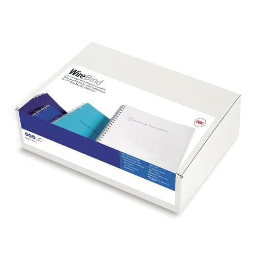 Gbc Wirebind Pack De 100 Alambres De Encuadernacion 8mm Para Paso 3:1 Redondo O Cuadrado - Formato A4 - Para 34