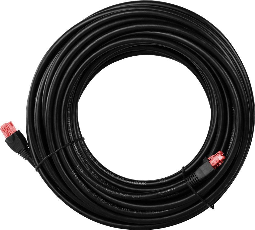 Goobay 55435 Cable De Red 30 M Cat6 U/Utp (Utp) Negro