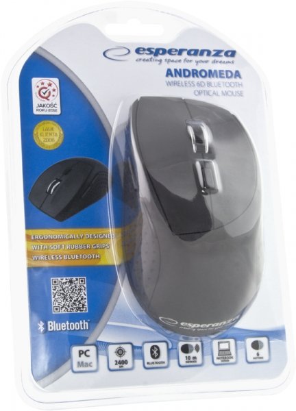 EAN 5901299903612 - Esperanza ANDROMEDA ratón mano derecha Bluetooth 2400 DPI imagen 5
