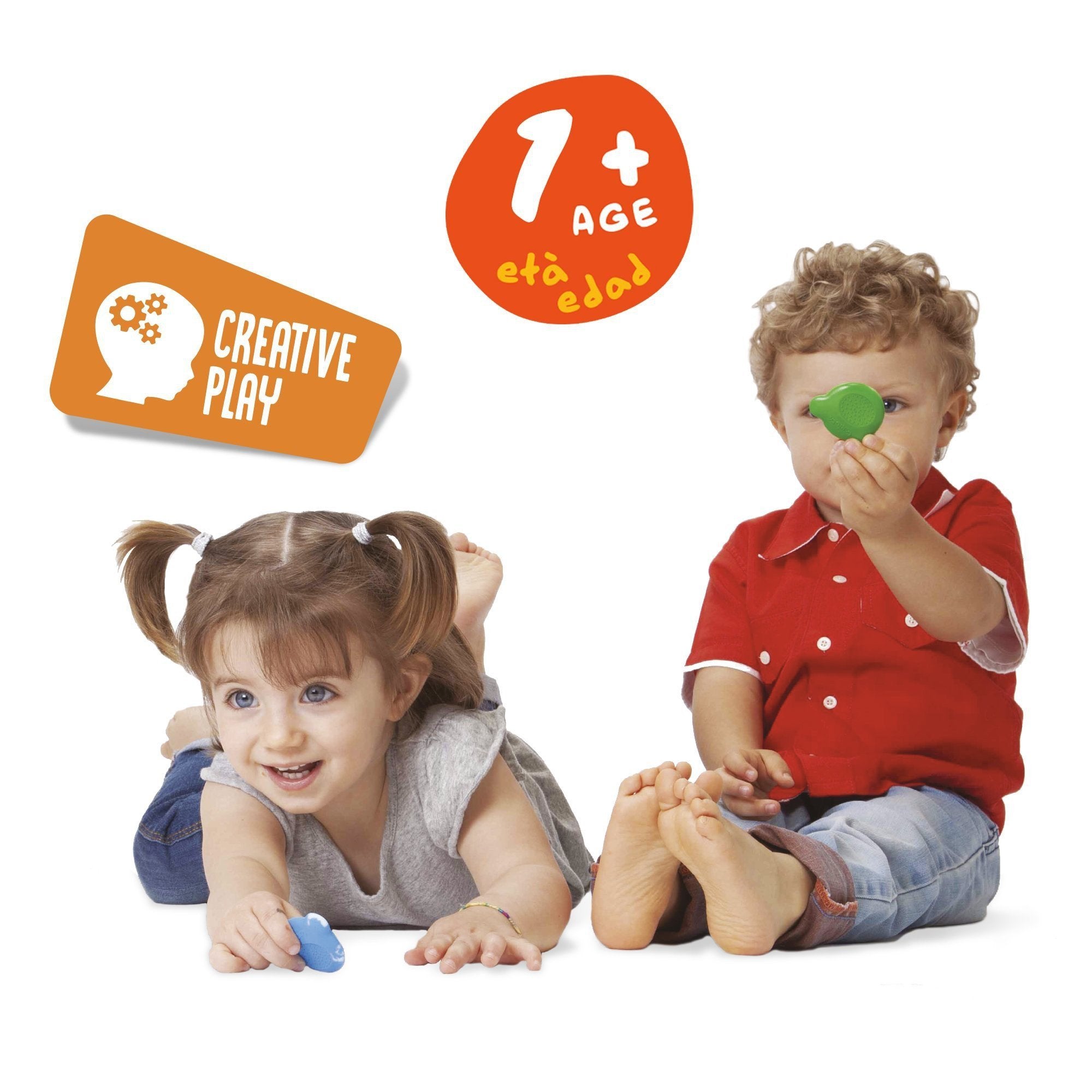 Carioca Ceras Teddy 1+ Con Forma De Osito Colores - Caja De 6