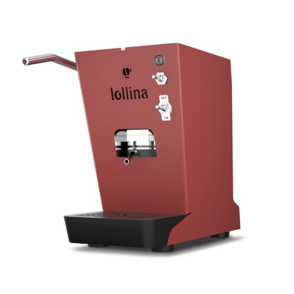 Lollo Caffè Espresso Coffee Pod Machine Lollina+ Rosso Amaranto (40 Free Pods)