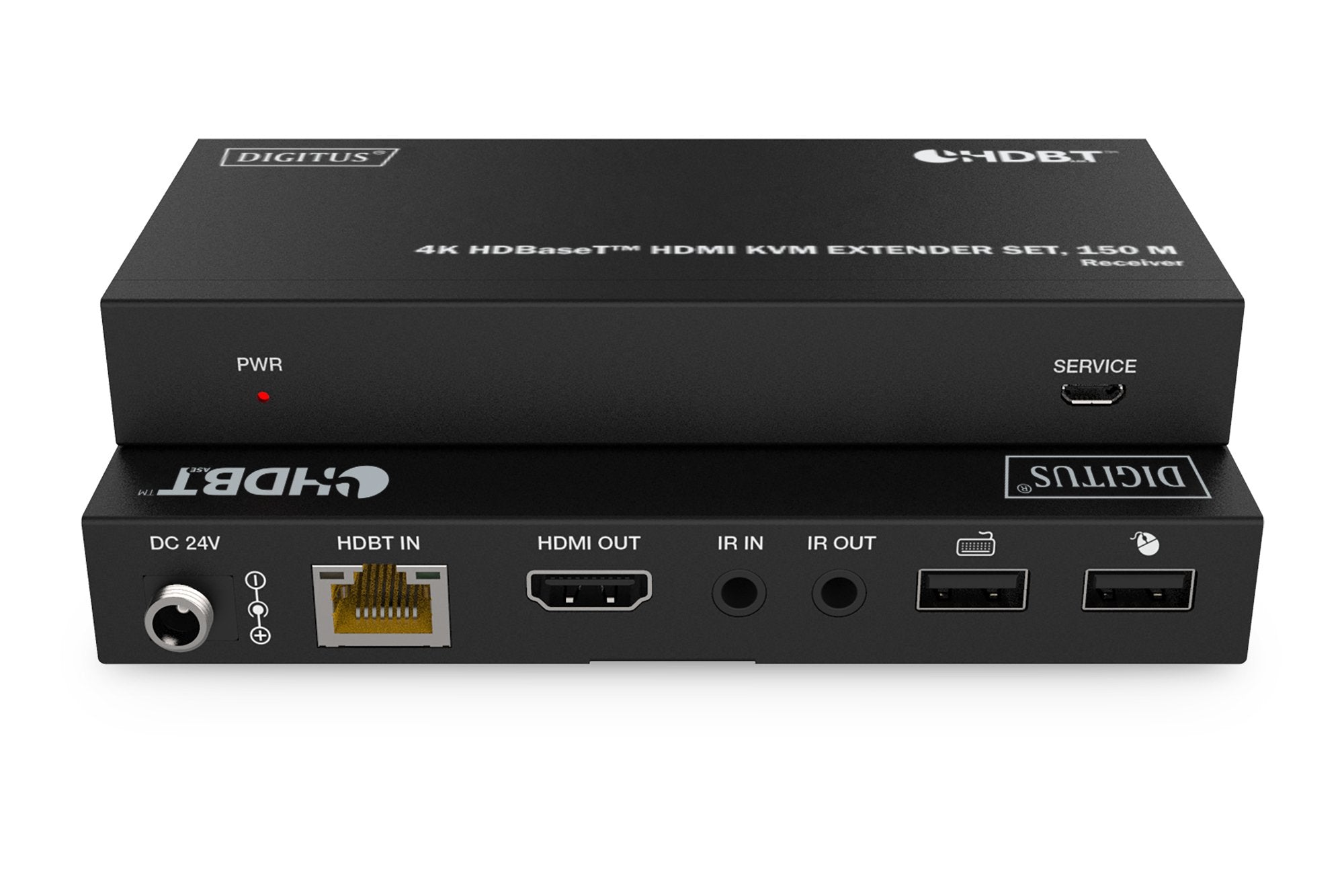 EAN 4016032483694 - Digitus DS-55522 extensor audio/video Transmisor y receptor Negro imagen 2