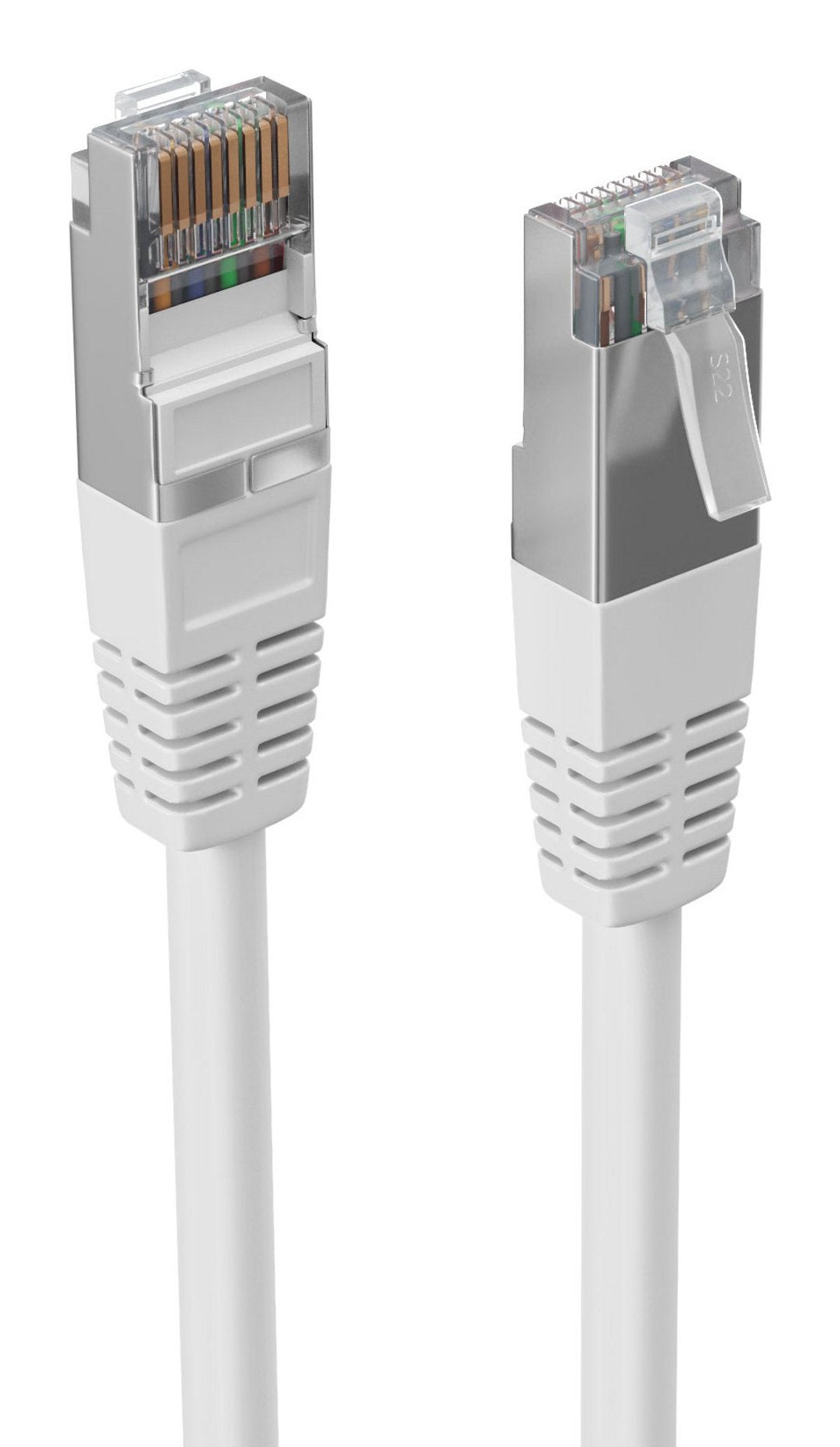 Cable De Conexión De Red Shiverpeaks. Cat6, S Ftp, Lzsh, Blanco 10m