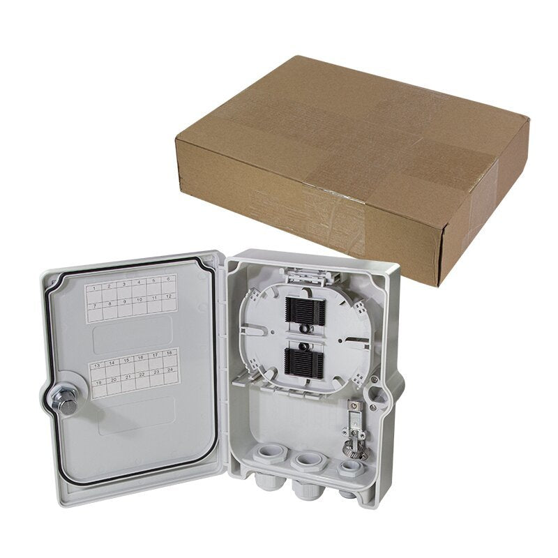 Fttx Distribution Box Max. 24 Fibers, 6x Lc Qd Or Sc Dx, Unloaded, Ip55