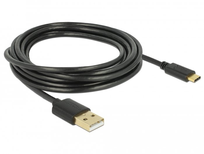 Delock 85209 Cable Usb 3m 2.0 Usb A Usb C Negro