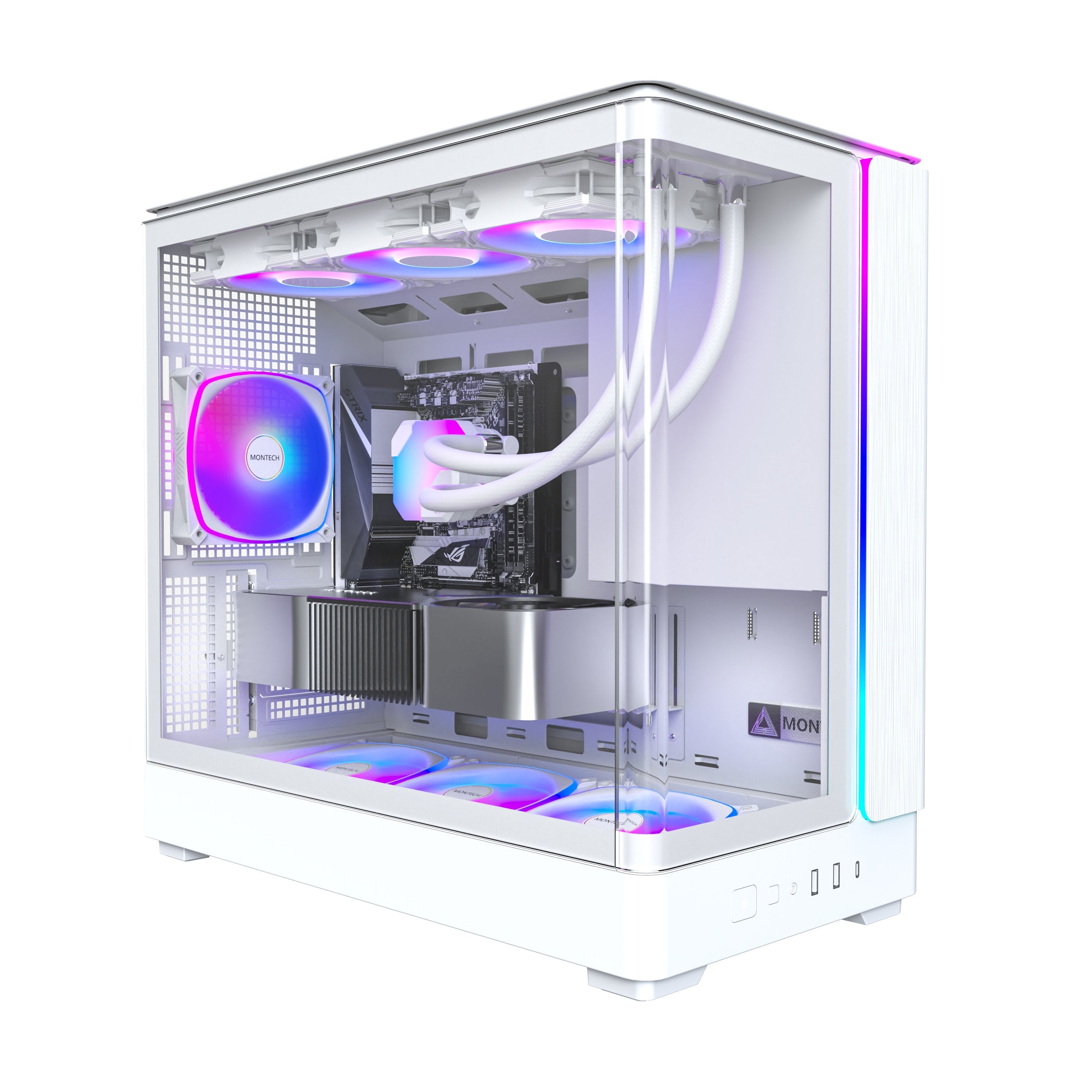 Caja  Pc Montech King 15 Pro Blanca King 15 Pro (W)