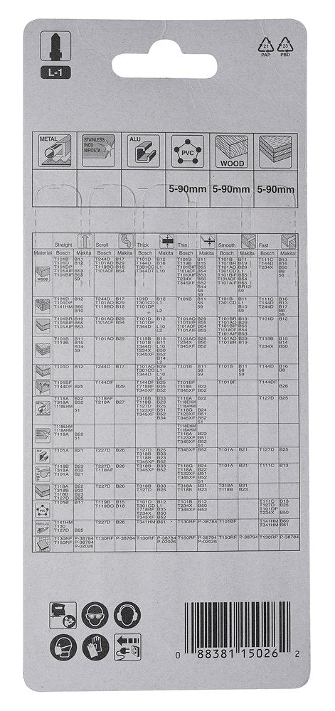 Makita Stichsaegeblatt L-1
