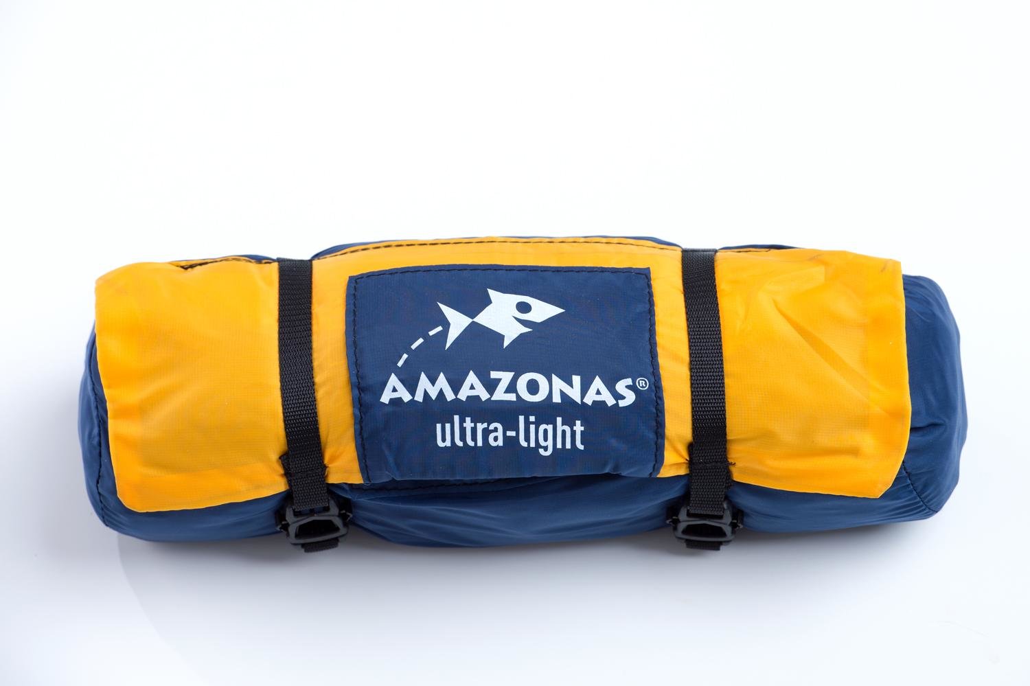 EAN 4030454006347 - AMAZONAS Adventure Hammock XXL Hamaca colgante 2 personas(s) Nylon, Antidesgarros Azul, Amarillo imagen 2