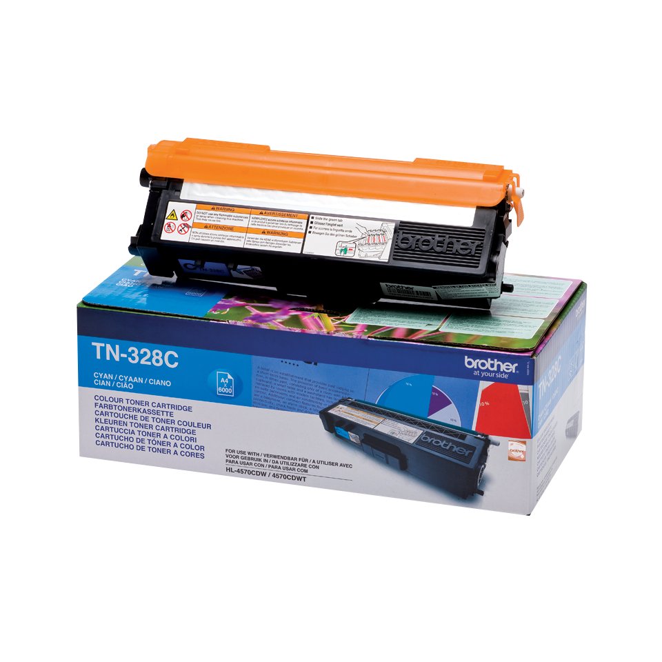 Toner Original Brother  Tn328c Cyan Tn-328c