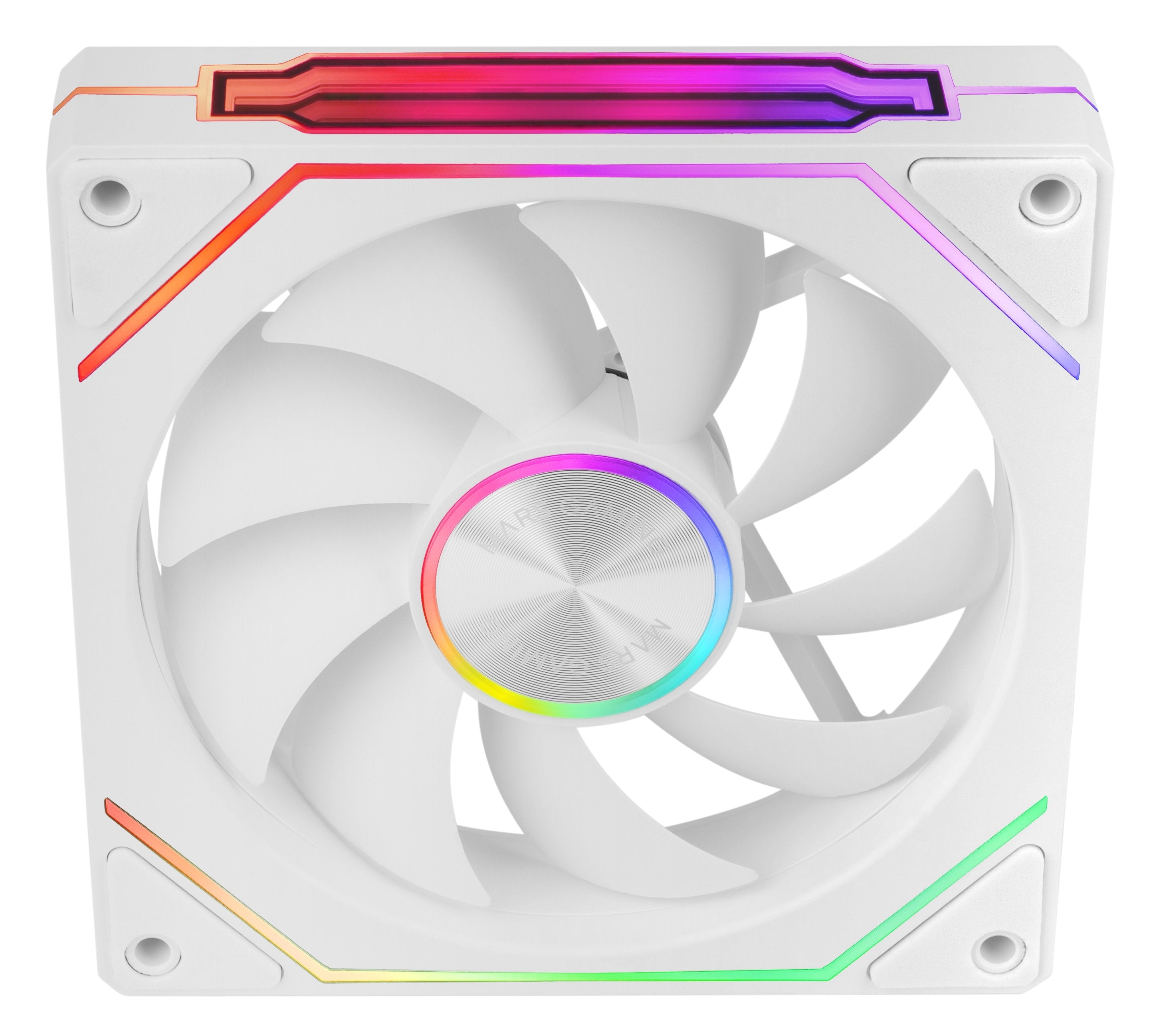 Pack 3 Ventiladores Mars Gaming Mf-Linkfinitykit2 12cm Argb Blanco