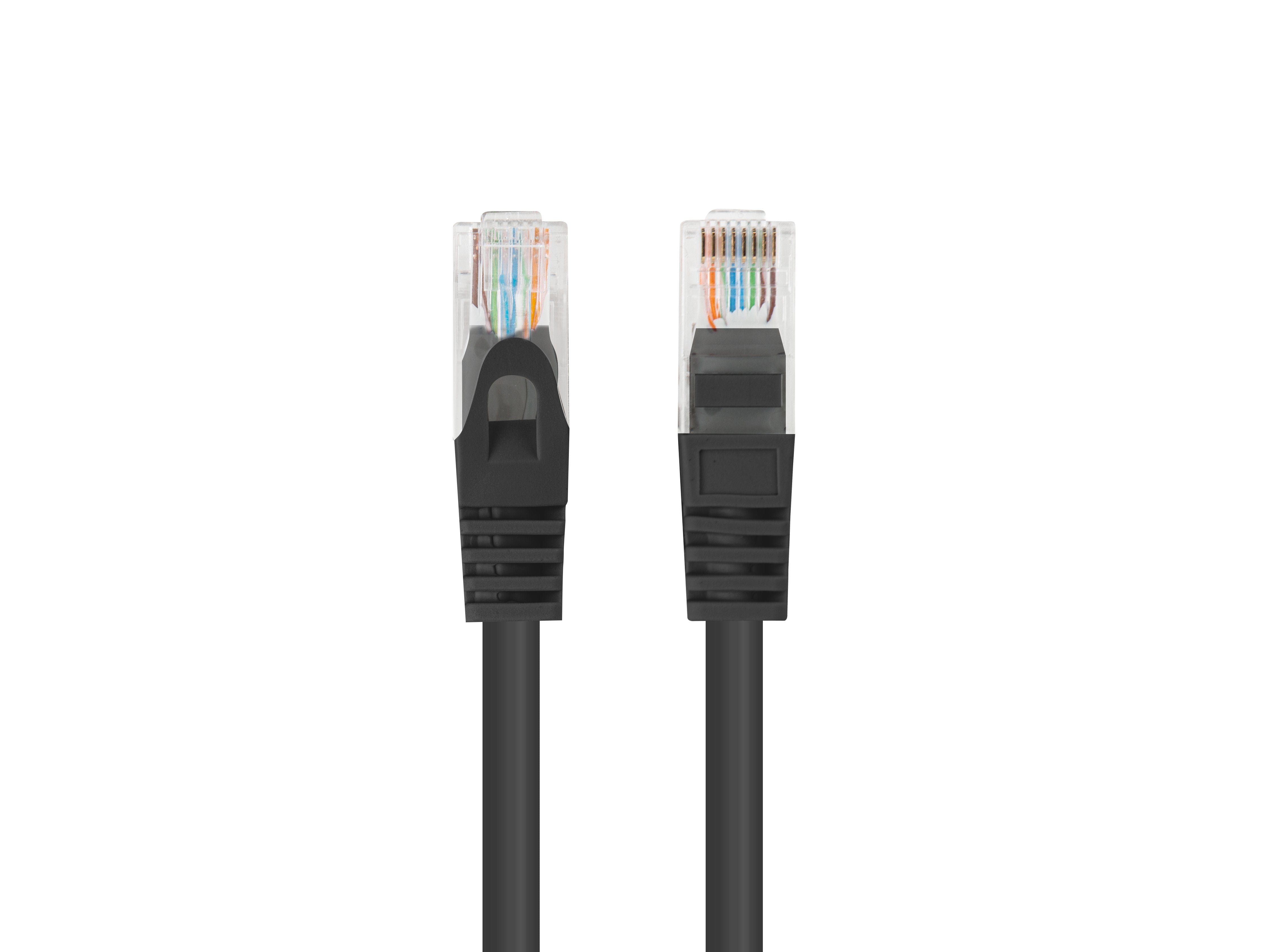 EAN 5901969437355 - Lanberg PCU6-10CC-0750-BK cable de red Negro 7,5 m Cat6 U/UTP (UTP) imagen 1