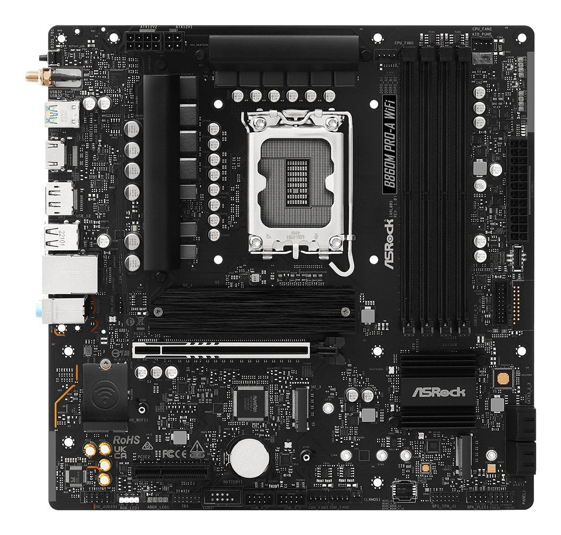 EAN 4711581490307 - Asrock B860M Pro-A WiFi Intel B860 LGA 1851 (Socket V1) micro ATX imagen 3