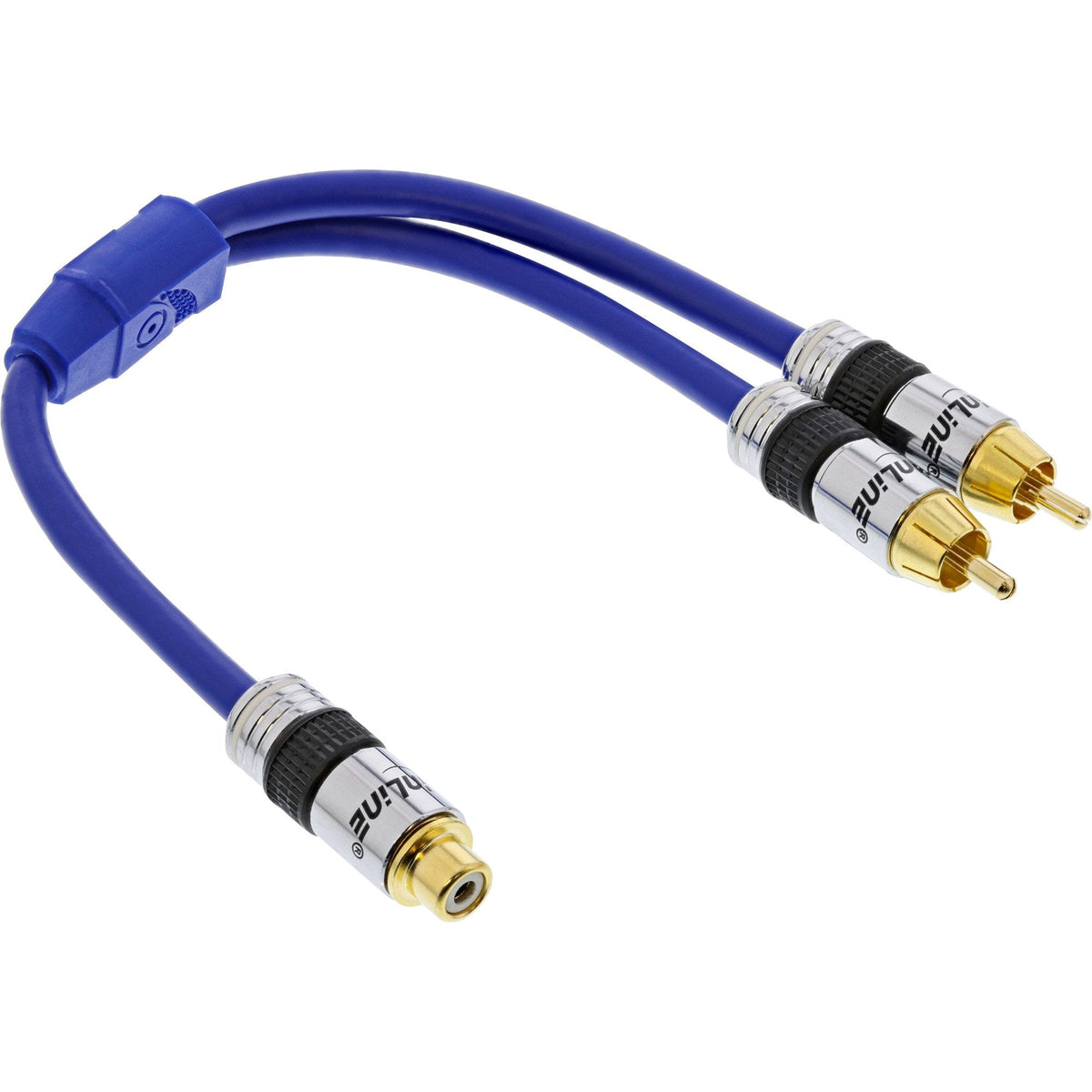 Inline Rca Y-Cable Premium 1x Rca Hembra A 2x Rca Macho 0,25 M
