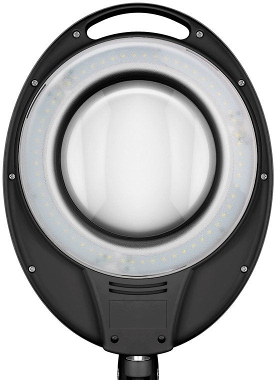Lupa 8w 650lm 127mm 60led Klemm Negra