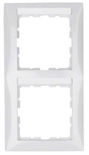 Berker 10128919 Rahmen Mit Beschriftungsfeld S.1 Polarweiss