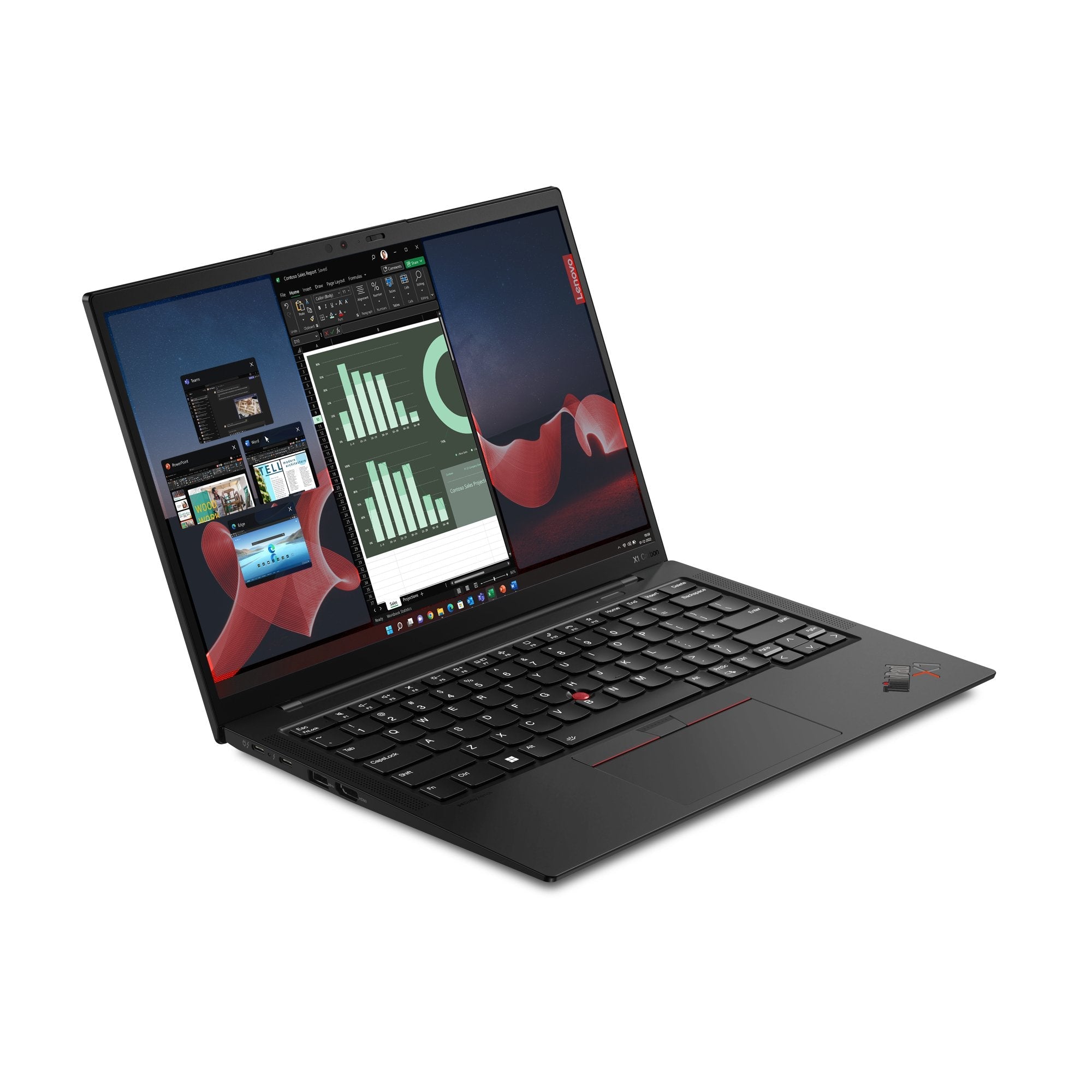 Portátil Lenovo Thinkpad X1 Carbon I5-1335u 14" 16gb 512gb Ssd Windows 11 Pro Negro