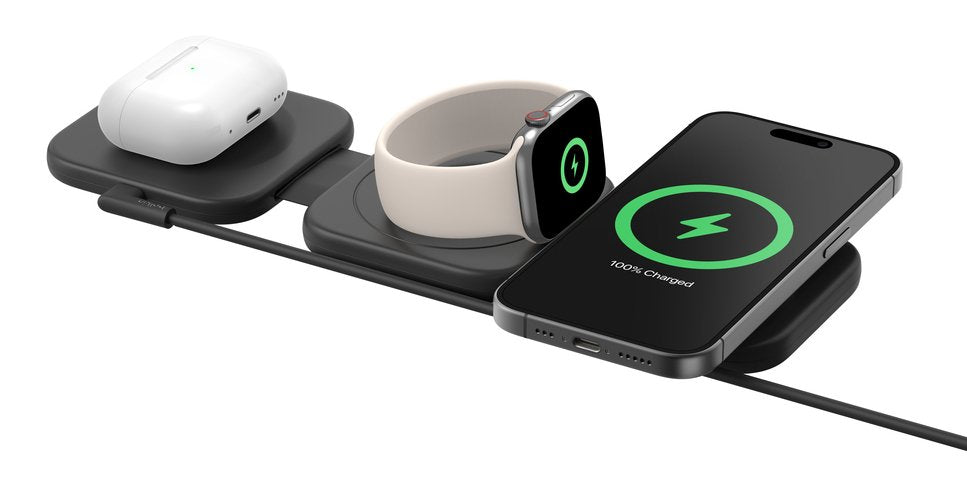 EAN 0745883894529 - Belkin BoostCharge Pro Auriculares, Smartphone, Reloj inteligente Negro USB Cargador inalámbrico Carga rá imagen 7