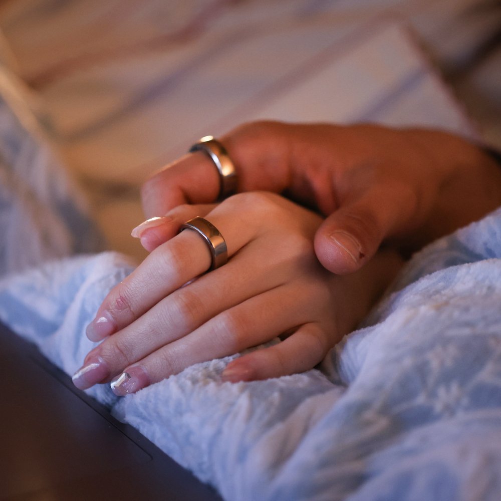 Anillo Inteligente Ringconn Gen2 Air Para Hombre Y Mujer: Monitor De Sueño Y Actividad Física, Frecuencia Cardíaca, Color Oro Duna, Talla 10.