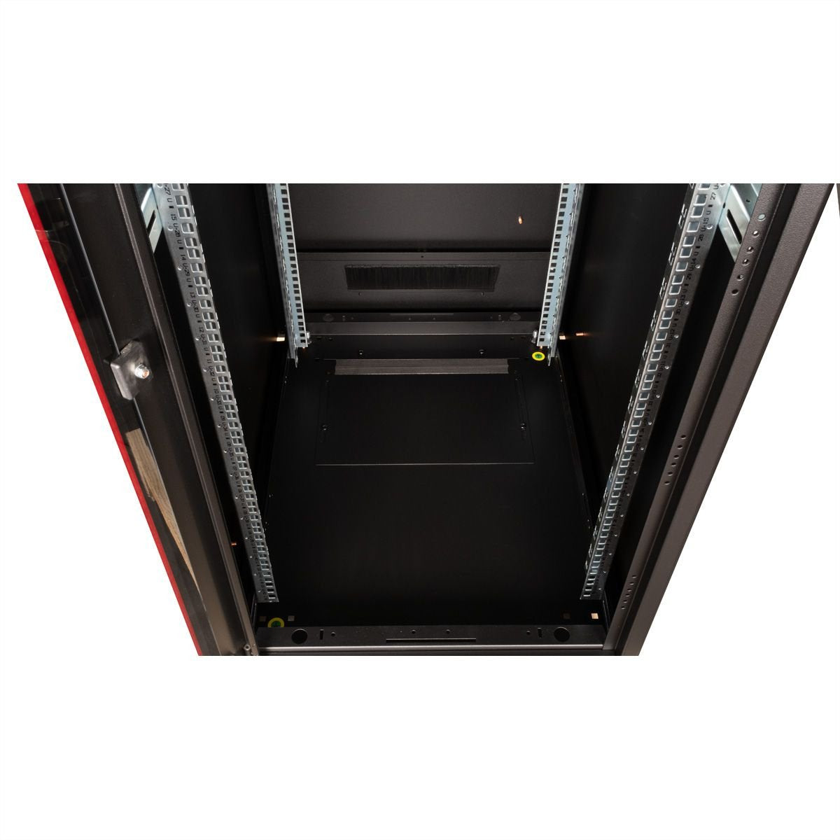 Roline 19-Zoll Netzwerkschrank Pro 42 He, 600x800 Bxt Glastr Schwarz