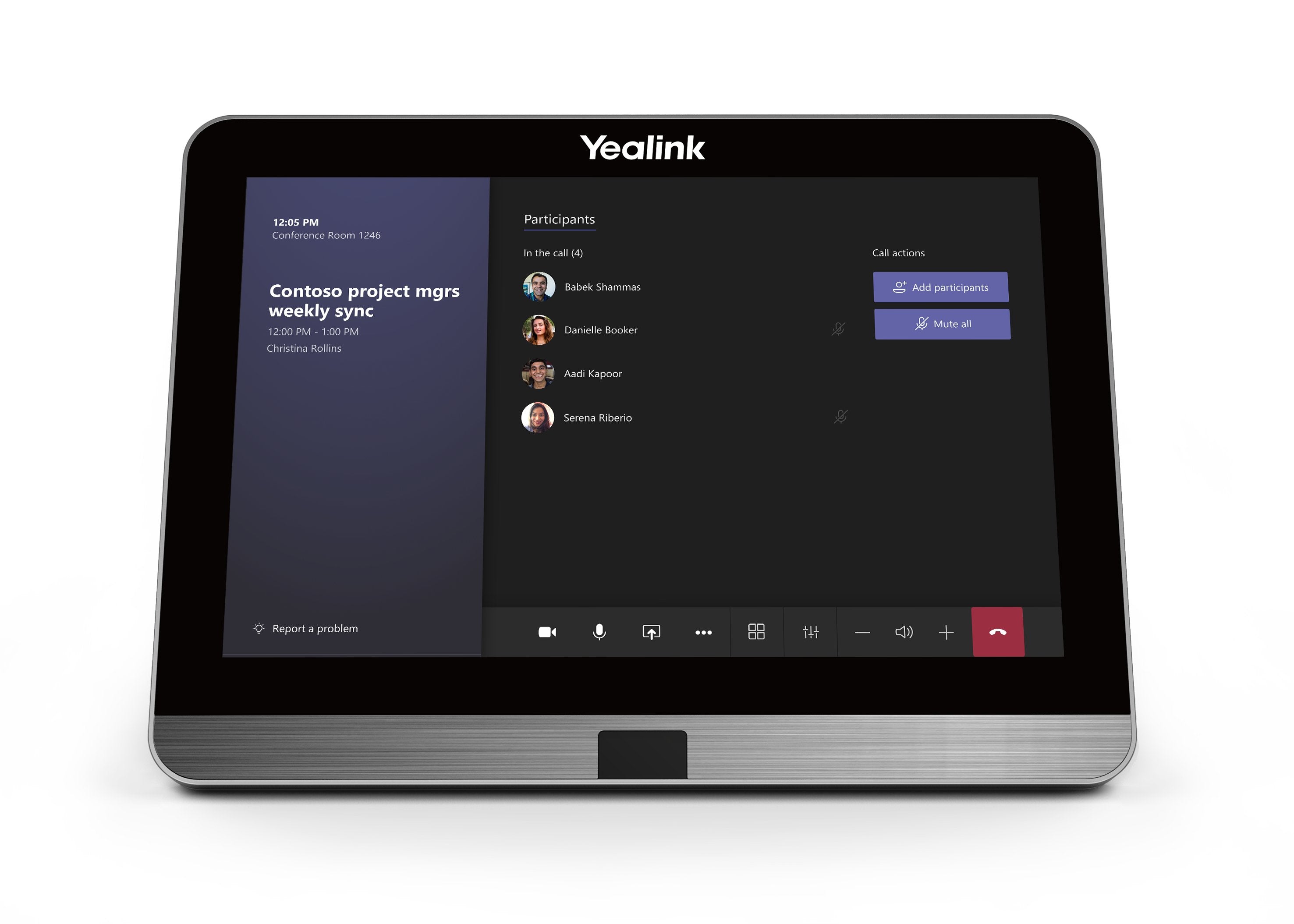 Yealink Mtouch Ii Touchpanel 8"